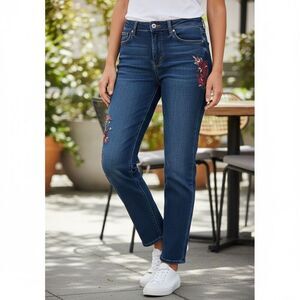 KUT from the Kloth Embroidered Catherine Boyfriend jeans 6